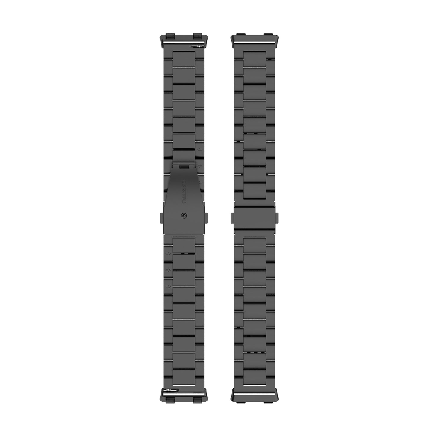 Three Beads Stainless Steel Watch Band Wrist Strap Replacement for Oppo Watch 2 46mm