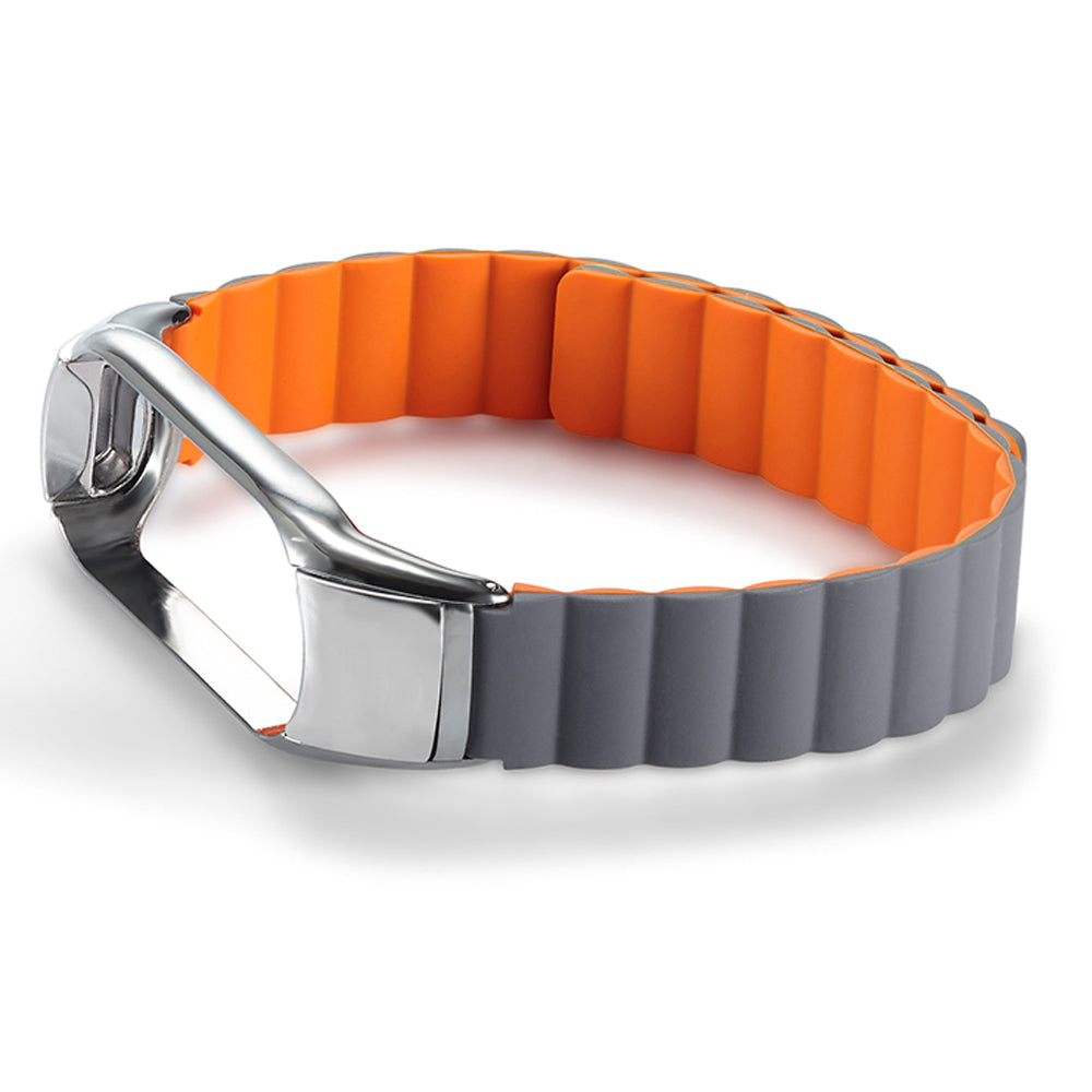 Adjustable Light Silicone Magnetic Suction Watch Strap Replacement Wristband for Xiaomi Mi Band 3/4