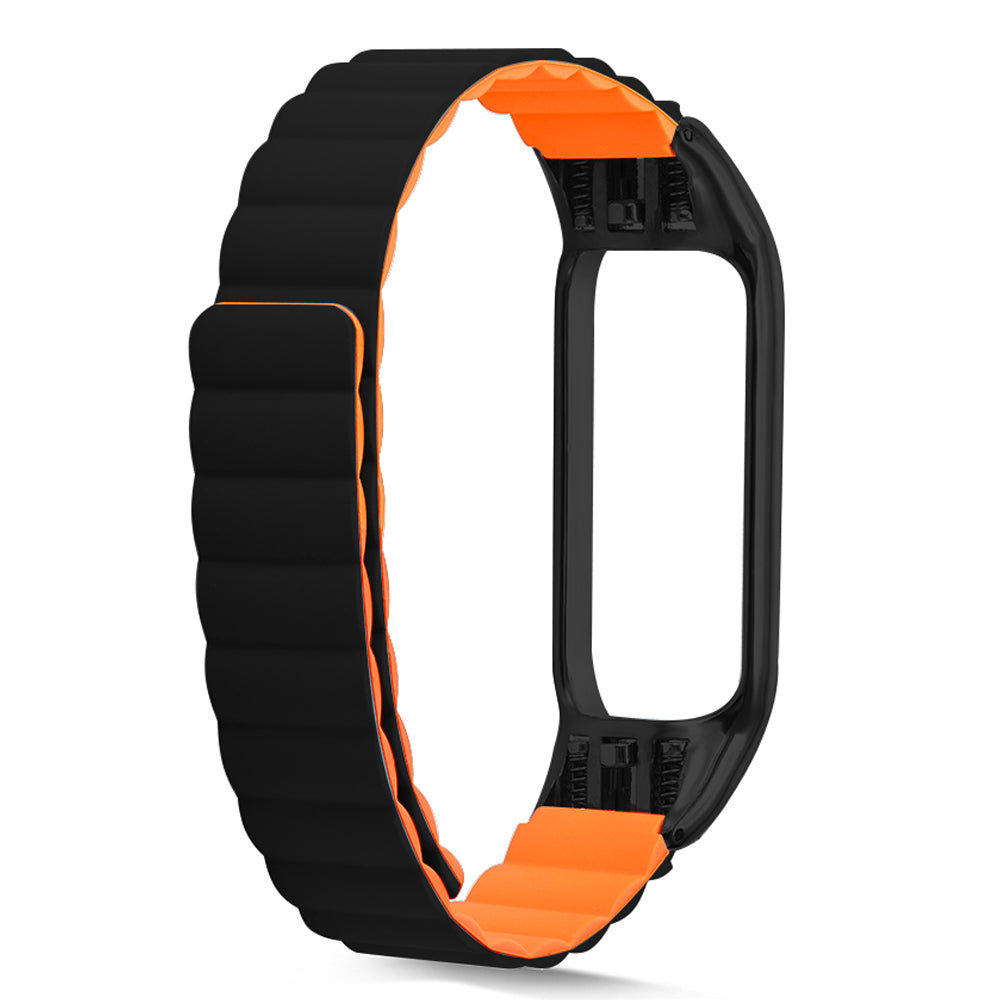 Silicone Magnetic Suction Watch Strap Replacement Wristband for Xiaomi Mi Band 5/6/7