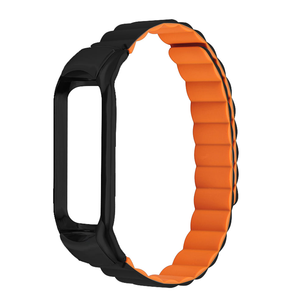 Silicone Magnetic Suction Watch Strap Replacement Wristband for Xiaomi Mi Band 5/6/7