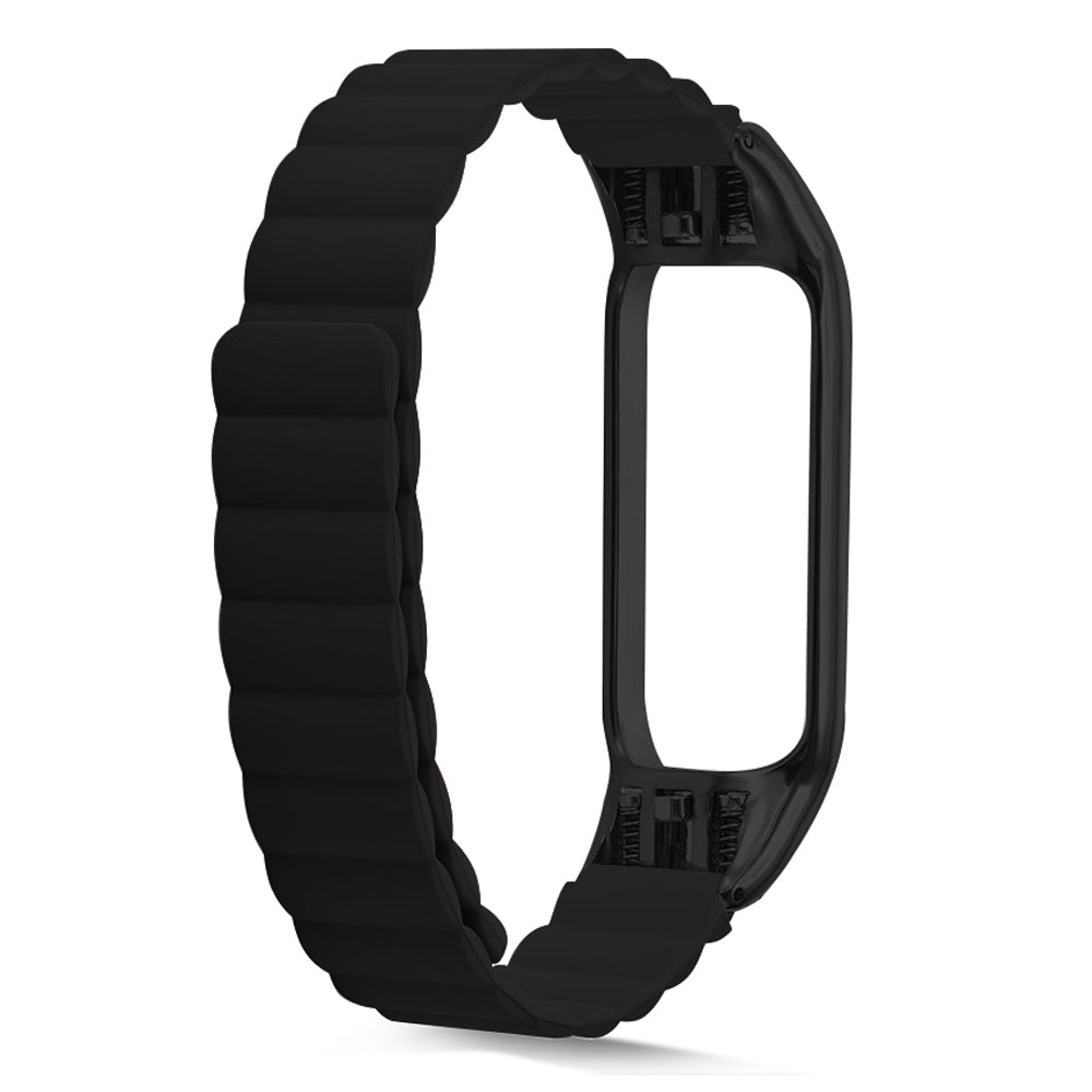 Silicone Magnetic Suction Watch Strap Replacement Wristband for Xiaomi Mi Band 5/6/7