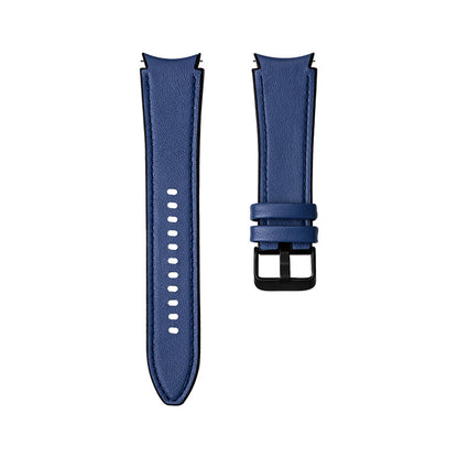 20mm Adjustable Leather Watch Band Strap for Samsung Galaxy Watch4 44mm 40mm / Galaxy Watch4 Classic 46mm 42mm