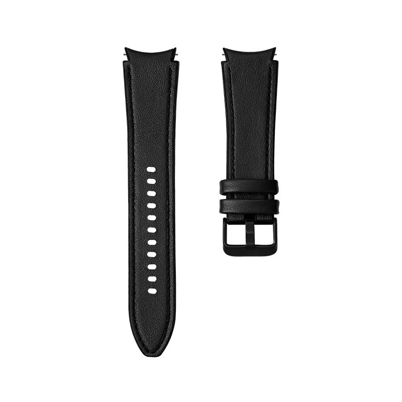 20mm Adjustable Leather Watch Band Strap for Samsung Galaxy Watch4 44mm 40mm / Galaxy Watch4 Classic 46mm 42mm