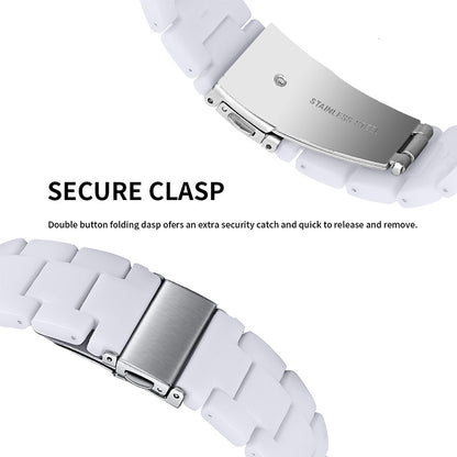 Resin Watch Band Stainless Steel Buckle Strap Bracelet for Samsung Galaxy Watch4 Classic 42mm / 46mm