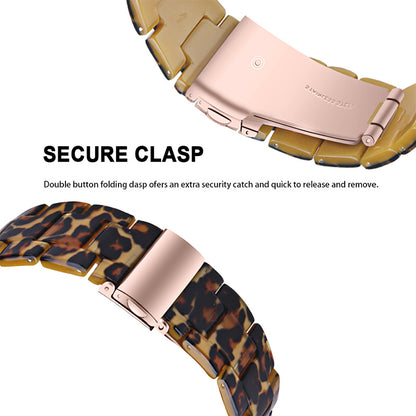 Resin Watch Band Stainless Steel Buckle Strap Bracelet for Samsung Galaxy Watch4 Classic 42mm / 46mm