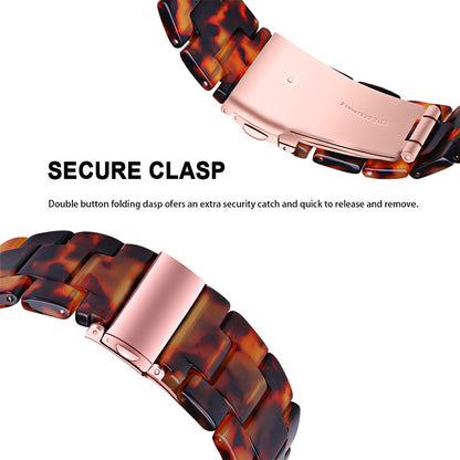 Resin Watch Band Stainless Steel Buckle Strap Bracelet for Samsung Galaxy Watch4 Classic 42mm / 46mm