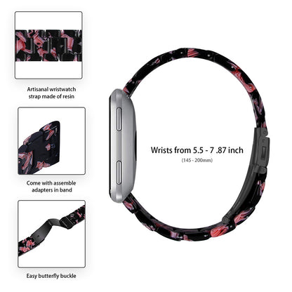 Resin Watch Band Stainless Steel Buckle Strap Bracelet for Samsung Galaxy Watch4 Classic 42mm / 46mm