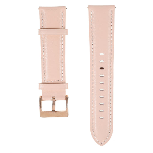 22mm Quick Release Genuine Leather Watch Band Adjustable Stitching Strap for Samsung Gear S3 Classic /Gear S3 Frontier/Galaxy Watch 46mm