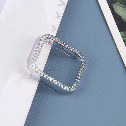 Hard PC Rhinestone Watch Case Frame Edge Cover for Apple Watch Series 6 / 5 / 4 / SE / SE (2022) 40mm