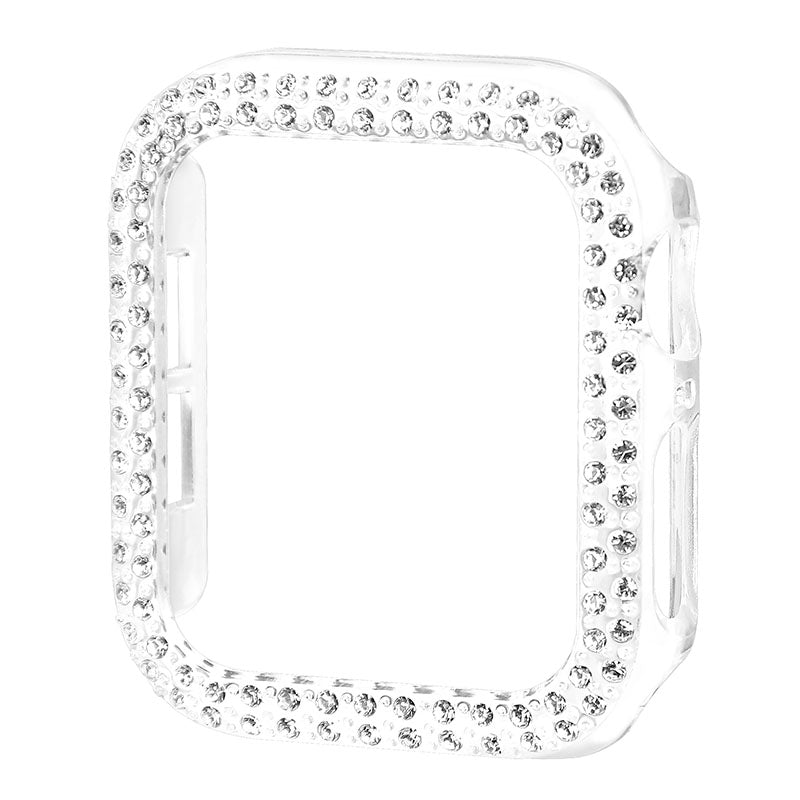 Hard PC Rhinestone Watch Case Frame Edge Cover for Apple Watch Series 6 / 5 / 4 / SE / SE (2022) 40mm