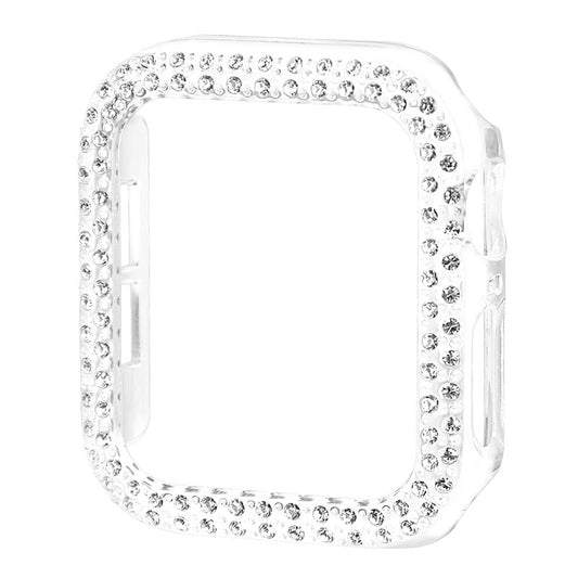 Hard PC Rhinestone Watch Case Frame Edge Cover for Apple Watch Series 6 / 5 / 4 / SE / SE (2022) 40mm