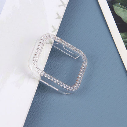 Hard PC Rhinestone Watch Case Frame Edge Cover for Apple Watch Series 6 / 5 / 4 / SE / SE (2022) 40mm