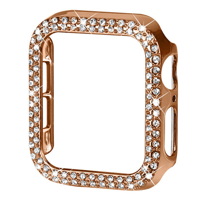 Hard PC Rhinestone Watch Case Frame Edge Cover for Apple Watch Series 6 / 5 / 4 / SE / SE (2022) 40mm