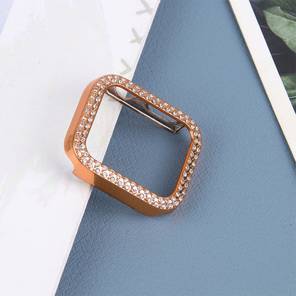 Hard PC Rhinestone Watch Case Frame Edge Cover for Apple Watch Series 6 / 5 / 4 / SE / SE (2022) 40mm