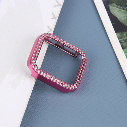 Hard PC Rhinestone Watch Case Frame Edge Cover for Apple Watch Series 6 / 5 / 4 / SE / SE (2022) 40mm