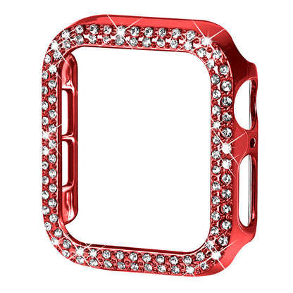 Hard PC Rhinestone Watch Case Frame Edge Cover for Apple Watch Series 6 / 5 / 4 / SE / SE (2022) 40mm