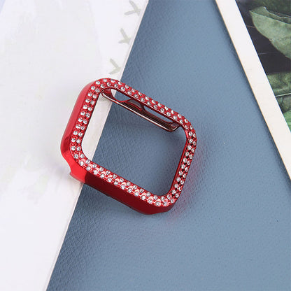 Hard PC Rhinestone Watch Case Frame Edge Cover for Apple Watch Series 6 / 5 / 4 / SE / SE (2022) 40mm