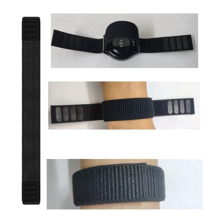 20mm Nylon Watch Strap Adjustable Loop Watch Band Wristband for Garmin Fenix 6S Pro/Fenix 5S Plus