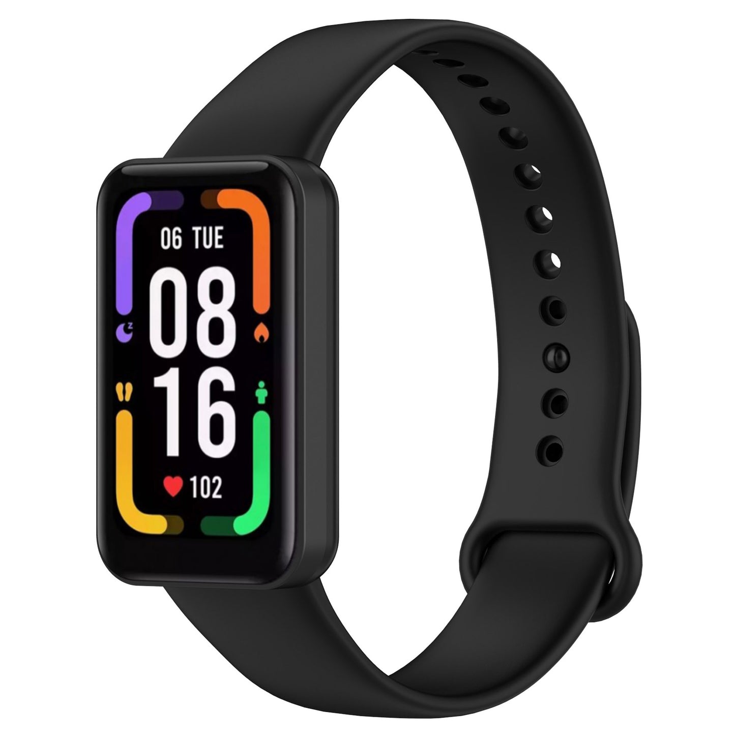 Silicone Waterproof Soft Watch Strap Wristband with Buckle for Xiaomi Redmi Smart Band Pro