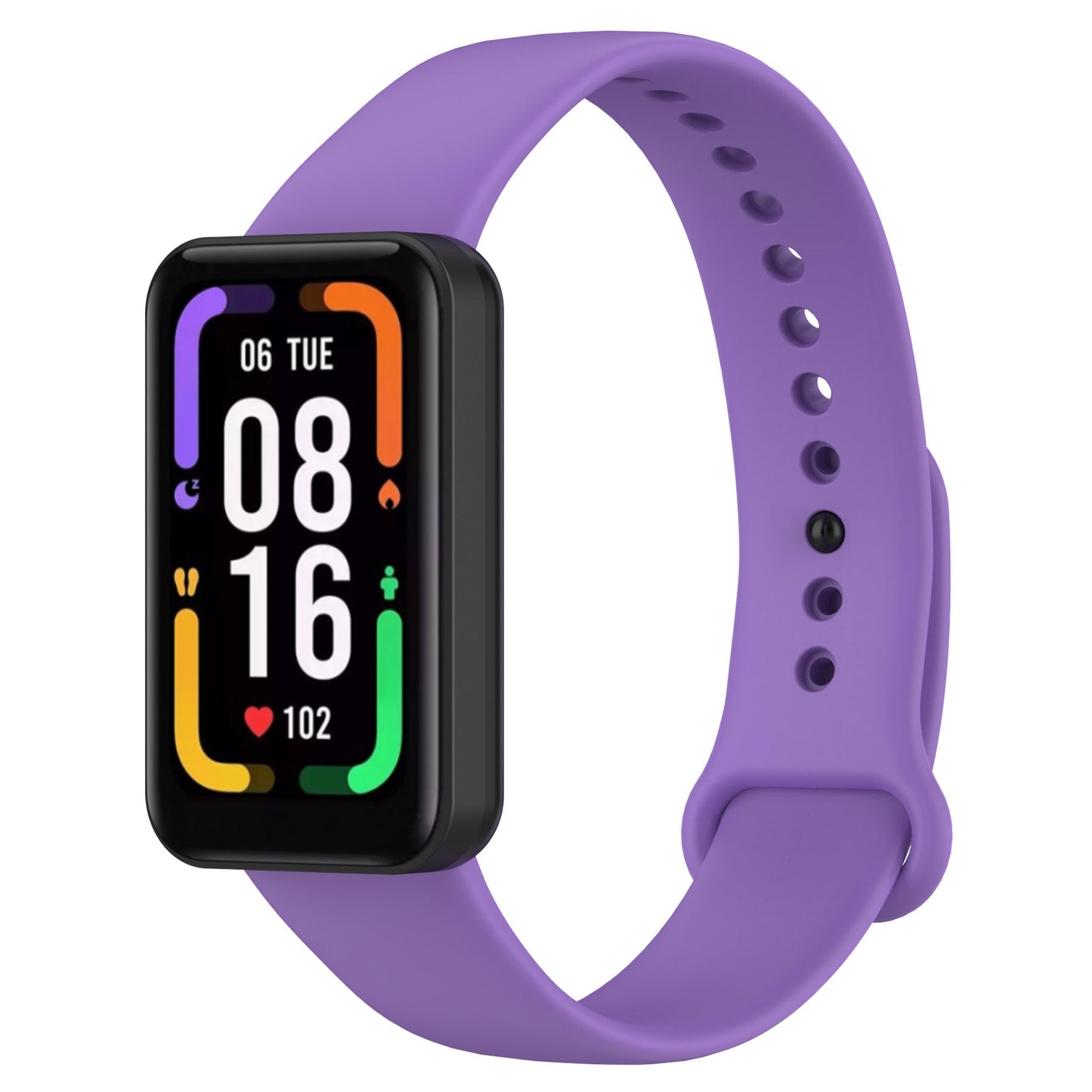 Silicone Waterproof Soft Watch Strap Wristband with Buckle for Xiaomi Redmi Smart Band Pro