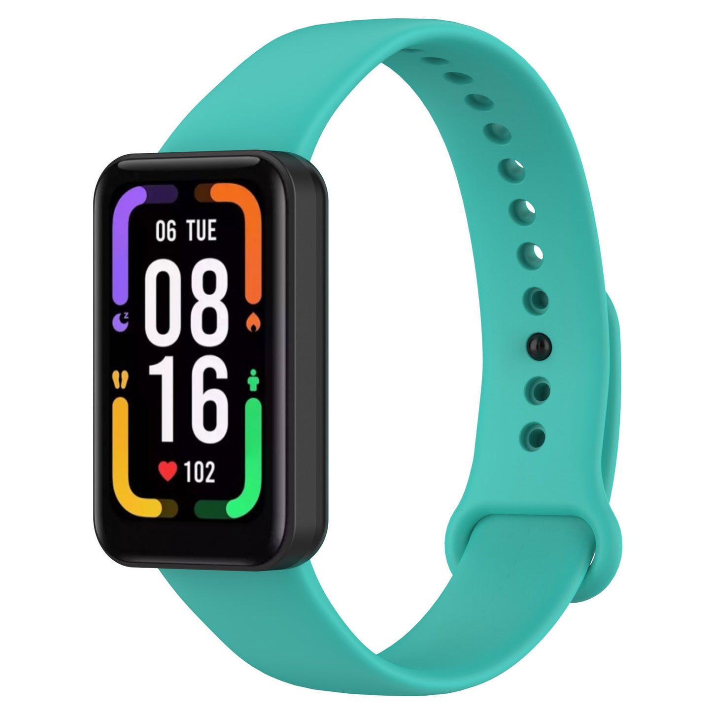 Silicone Waterproof Soft Watch Strap Wristband with Buckle for Xiaomi Redmi Smart Band Pro