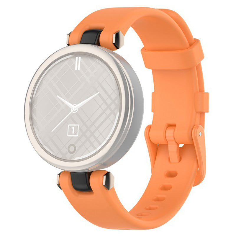 Solid Color Silicone Wrist Band Adjustable Watch Strap with Tools for Garmin Lily