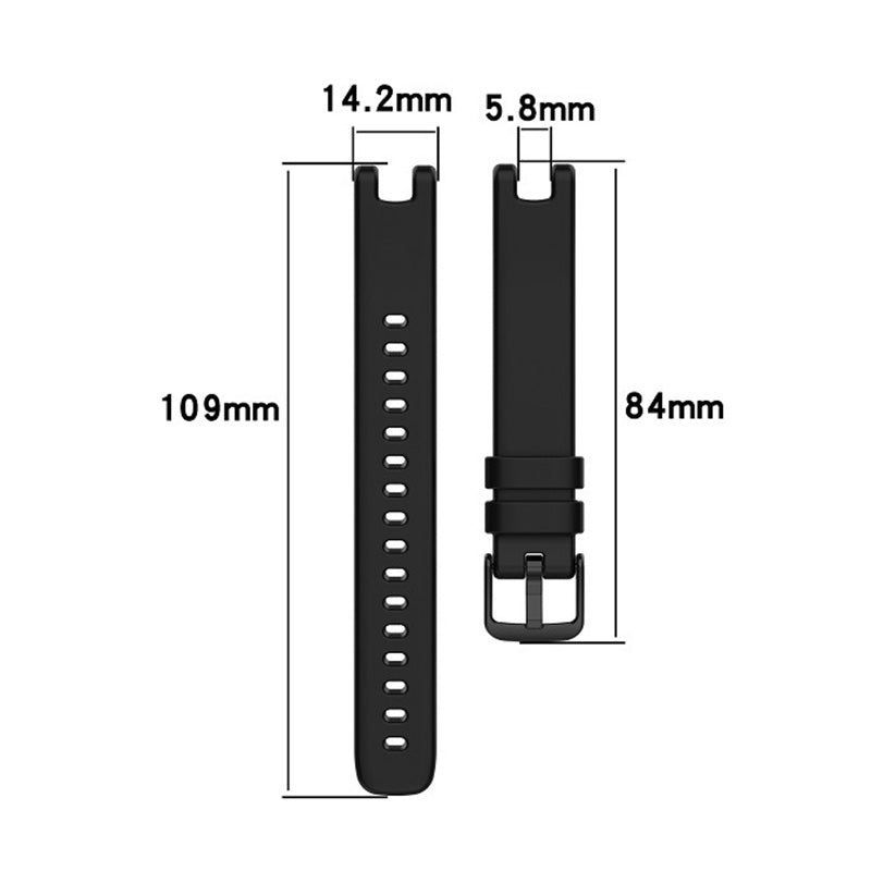 Solid Color Silicone Wrist Band Adjustable Watch Strap with Tools for Garmin Lily