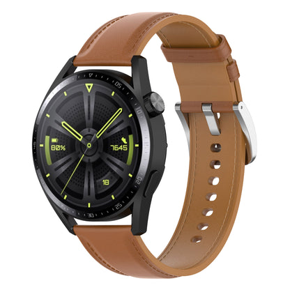 For Samsung Galaxy Watch3 45mm/Huawei Watch GT 3/Honor Watch GS3/Garmin/Xiaomi Mi Watch S1 22mm Genuine Leather Strap Watch Band