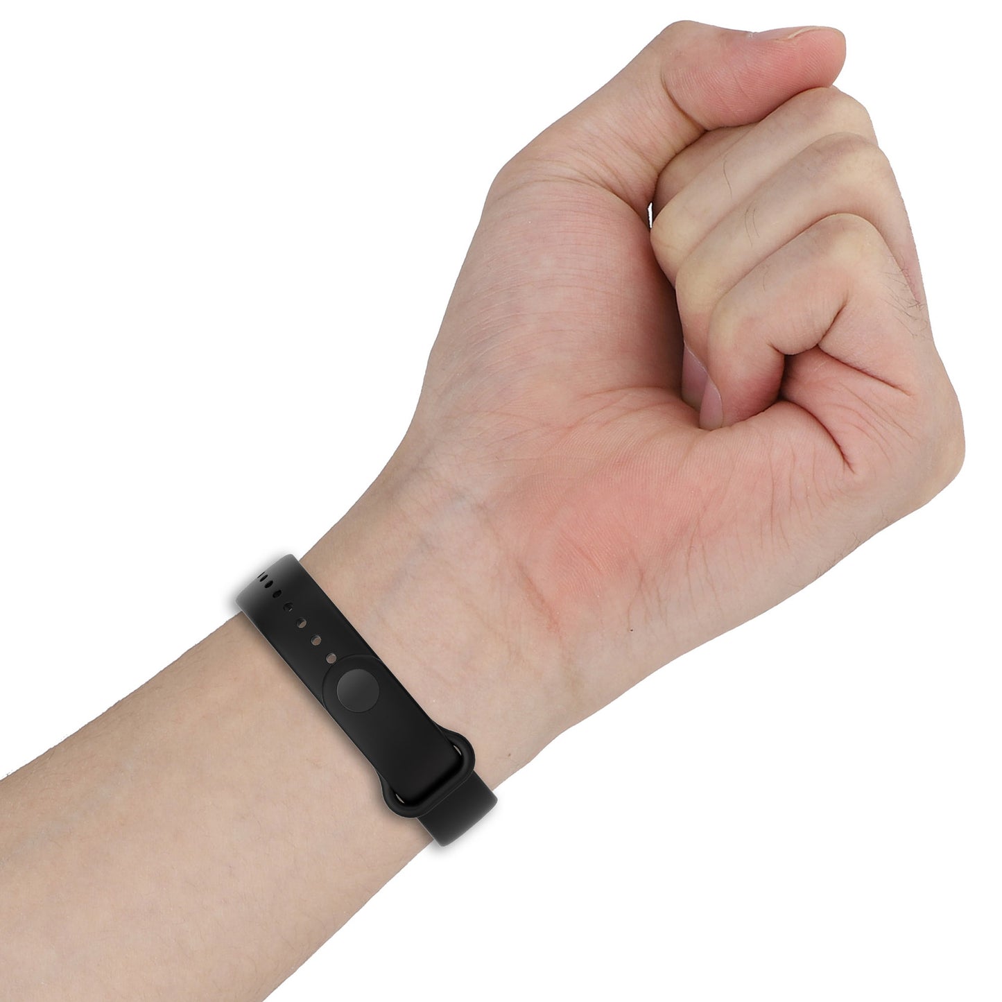 For Xiaomi Redmi Smart Band Pro Solid Color Soft Silicone Watch Band Adjustable Wrist Strap