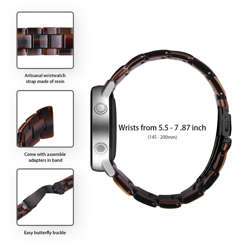 For Huami Amazfit Bip S/GTR 42mm/GTS/Bip Lite Resin Watch Strap Wristband 20mm with Stainless Steel Buckle