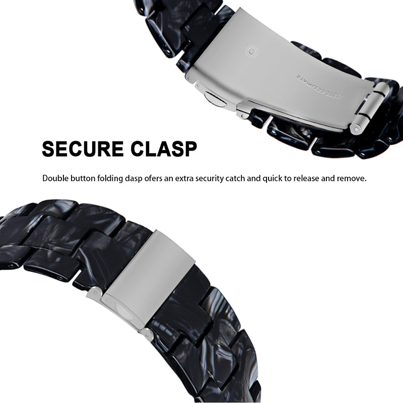 For Huami Amazfit Bip S/GTR 42mm/GTS/Bip Lite Resin Watch Strap Wristband 20mm with Stainless Steel Buckle