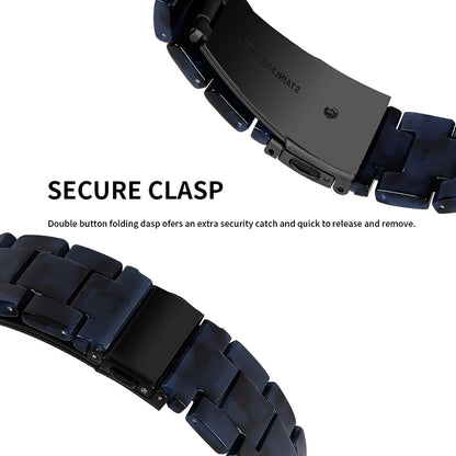 For Huami Amazfit Bip S/GTR 42mm/GTS/Bip Lite Resin Watch Strap Wristband 20mm with Stainless Steel Buckle