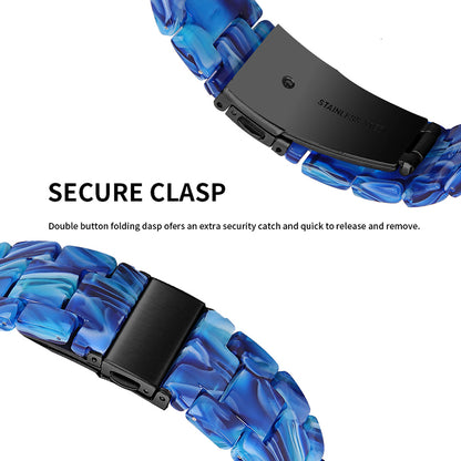 For Huami Amazfit Bip S/GTR 42mm/GTS/Bip Lite Resin Watch Strap Wristband 20mm with Stainless Steel Buckle