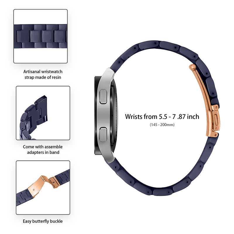 For Huami Amazfit Bip S/GTR 42mm/GTS/Bip Lite Resin Watch Strap Wristband 20mm with Stainless Steel Buckle