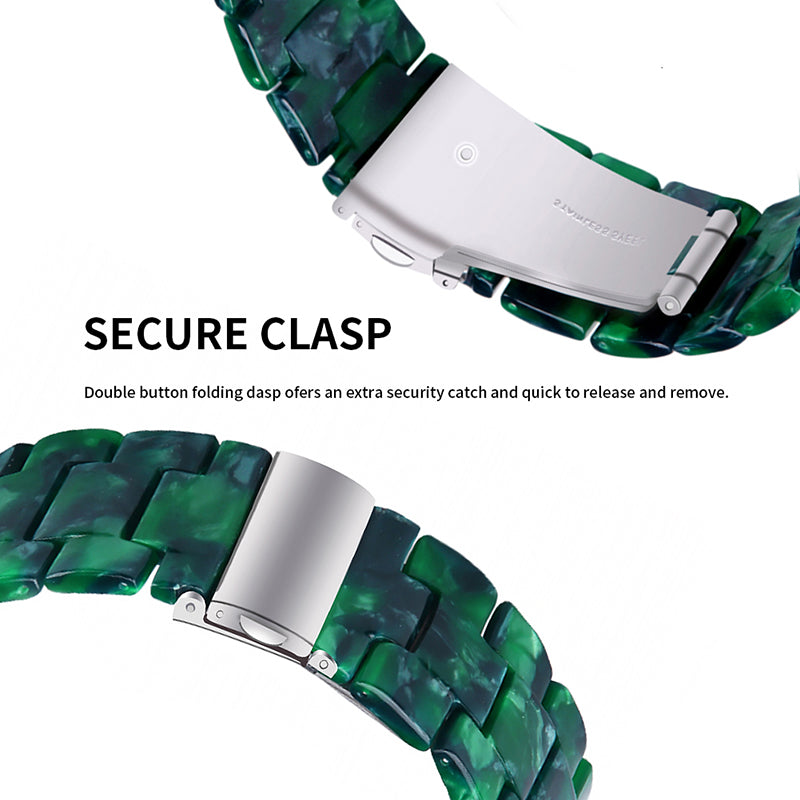 For Huami Amazfit Bip S/GTR 42mm/GTS/Bip Lite Resin Watch Strap Wristband 20mm with Stainless Steel Buckle