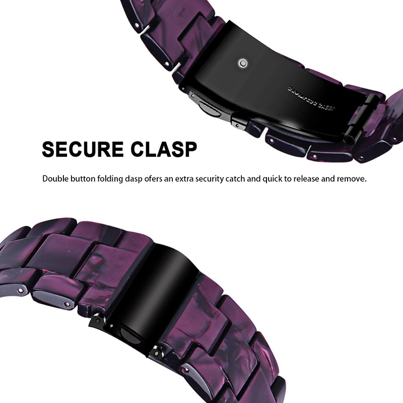 For Huami Amazfit Bip S/GTR 42mm/GTS/Bip Lite Resin Watch Strap Wristband 20mm with Stainless Steel Buckle