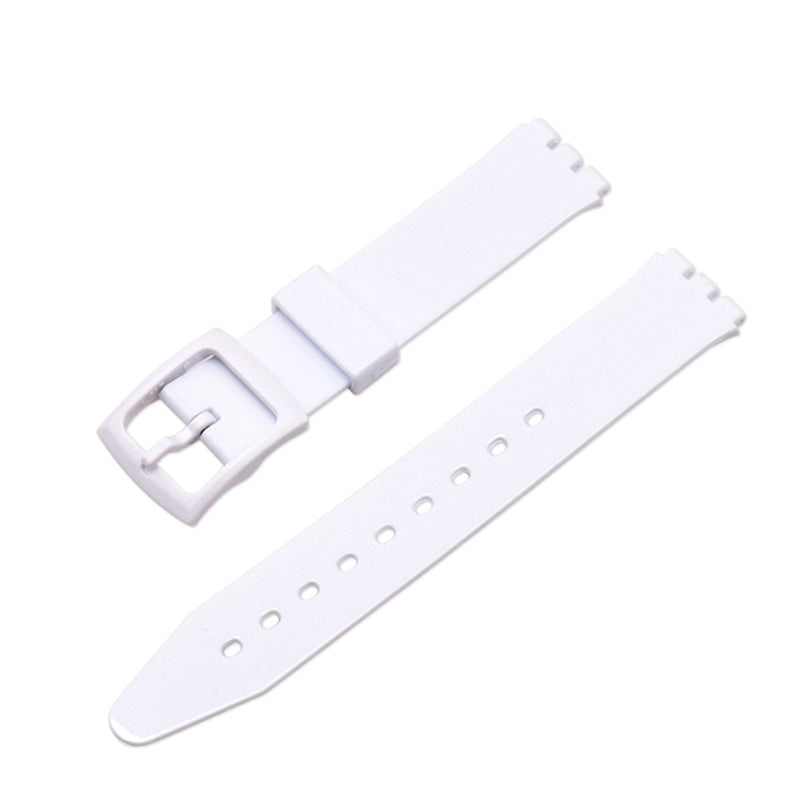 For Swatch Wrist Band Stylish Pattern Printed Silicone Adjustable Watch Strap 16mm