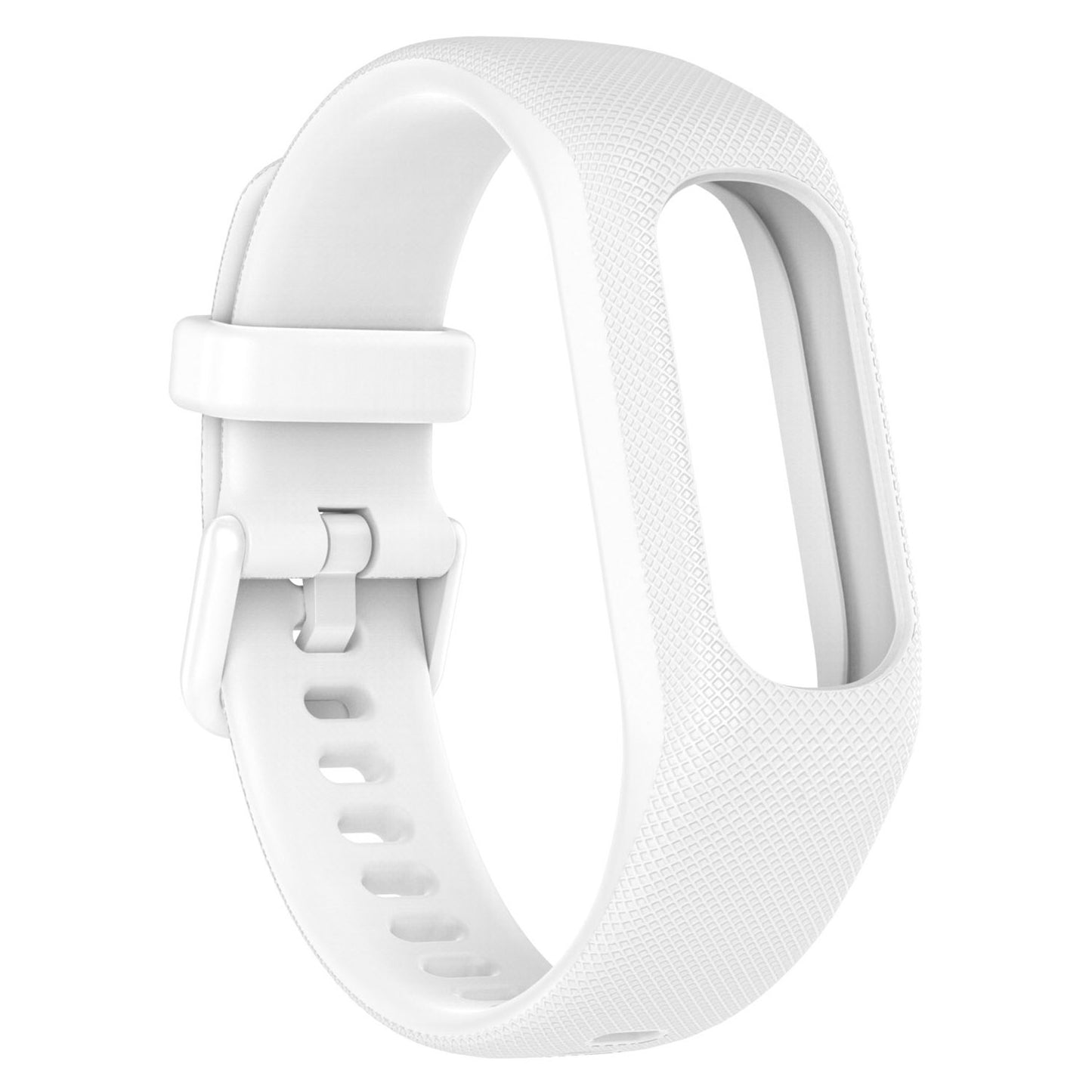 For Garmin Vivosmart 5 Anti-scratch Silicone Watch Band with Case Protector Wrist Strap