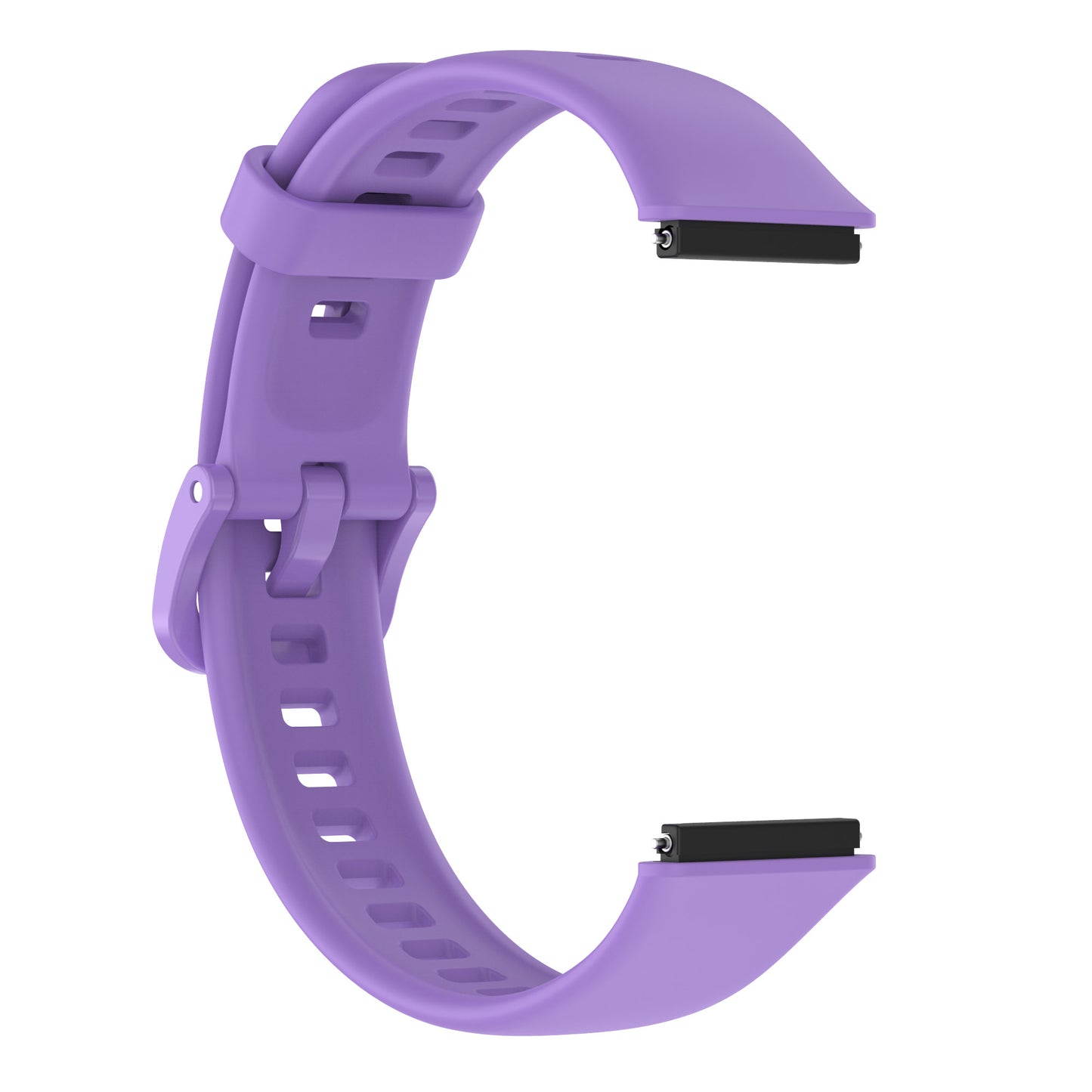 Silicone Smart Watch Band for Huawei Band 7, Solid Color Adjustable Wrist Strap Replacement