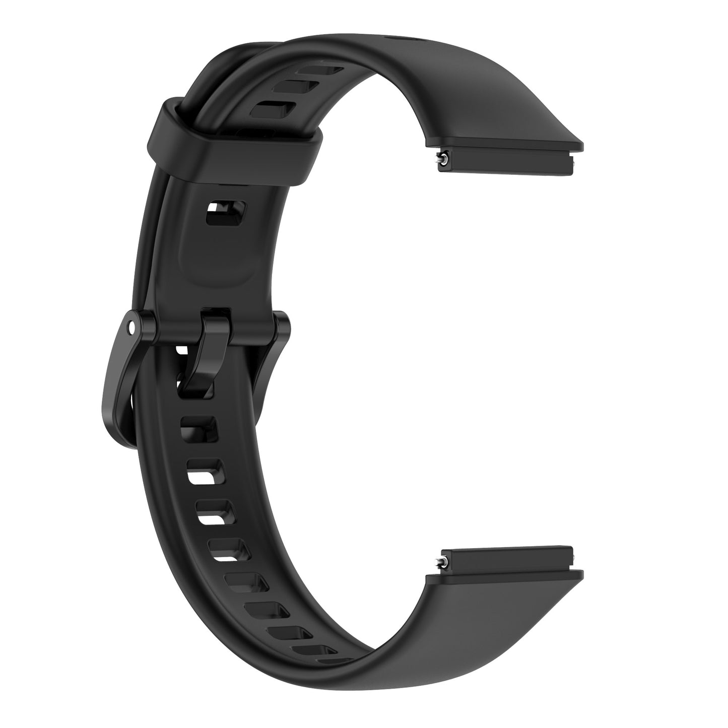 Silicone Smart Watch Band for Huawei Band 7, Solid Color Adjustable Wrist Strap Replacement