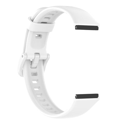 Silicone Smart Watch Band for Huawei Band 7, Solid Color Adjustable Wrist Strap Replacement