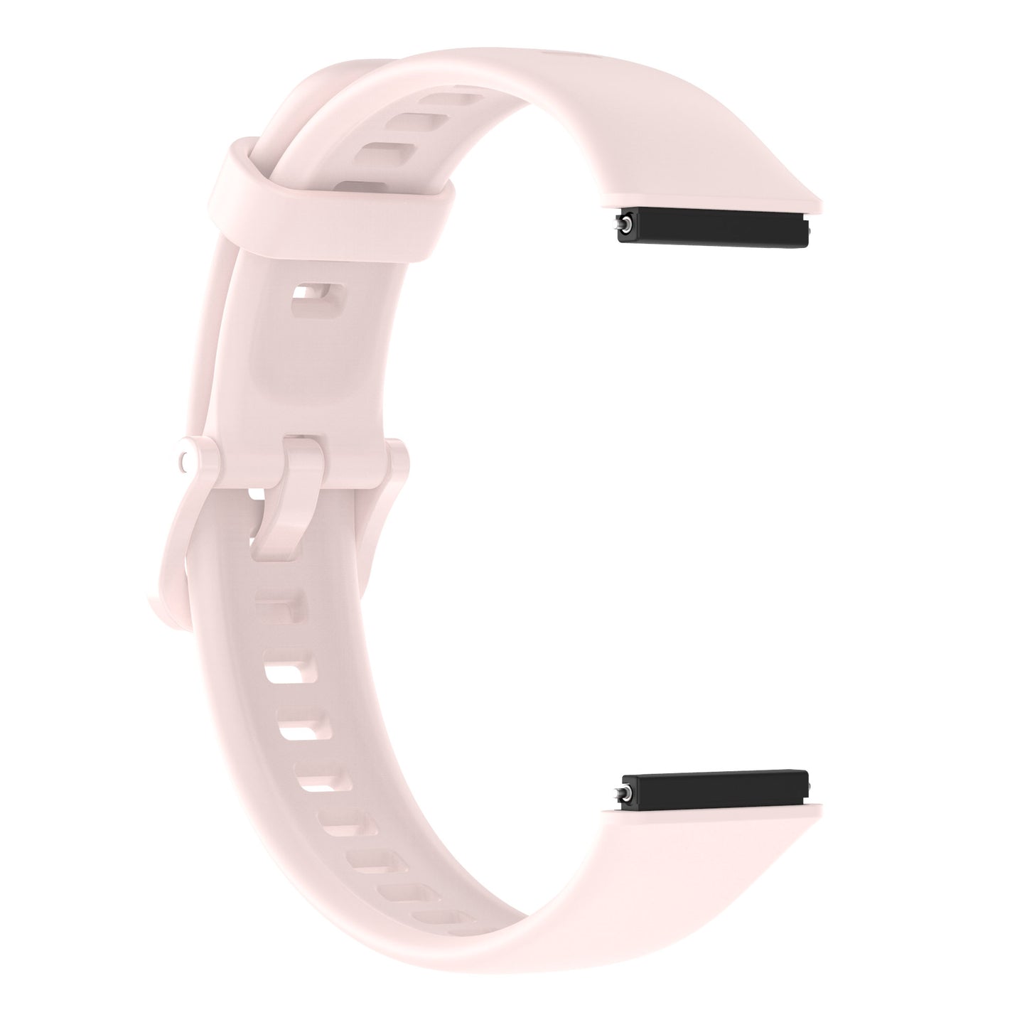 Silicone Smart Watch Band for Huawei Band 7, Solid Color Adjustable Wrist Strap Replacement