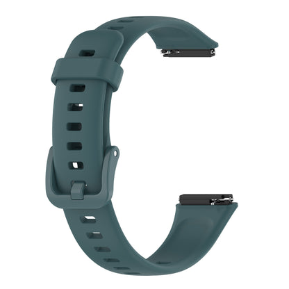 Silicone Smart Watch Band for Huawei Band 7, Solid Color Adjustable Wrist Strap Replacement