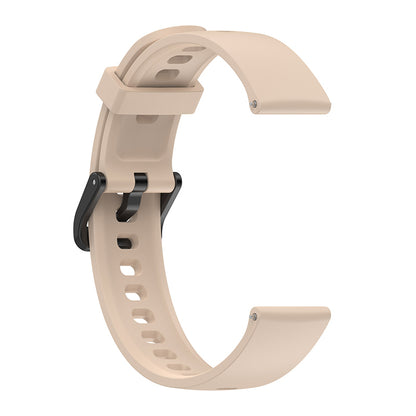 Soft Silicone Smart Watch Band for Realme Band 2, Adjustable Pin Buckle Wrist Strap Replacement