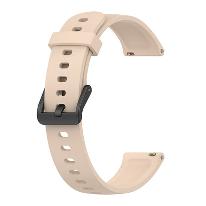 Soft Silicone Smart Watch Band for Realme Band 2, Adjustable Pin Buckle Wrist Strap Replacement