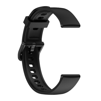 Soft Silicone Smart Watch Band for Realme Band 2, Adjustable Pin Buckle Wrist Strap Replacement