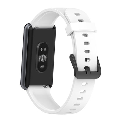 Soft Silicone Smart Watch Band for Realme Band 2, Adjustable Pin Buckle Wrist Strap Replacement