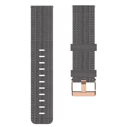 For Garmin Venu Sq / Venu 2 Plus / Huawei Watch GT 2 42mm / GT 3 Pro 43mm Universal Watch Strap 20mm Nylon Watch Band Replacement Watchband with Buckle