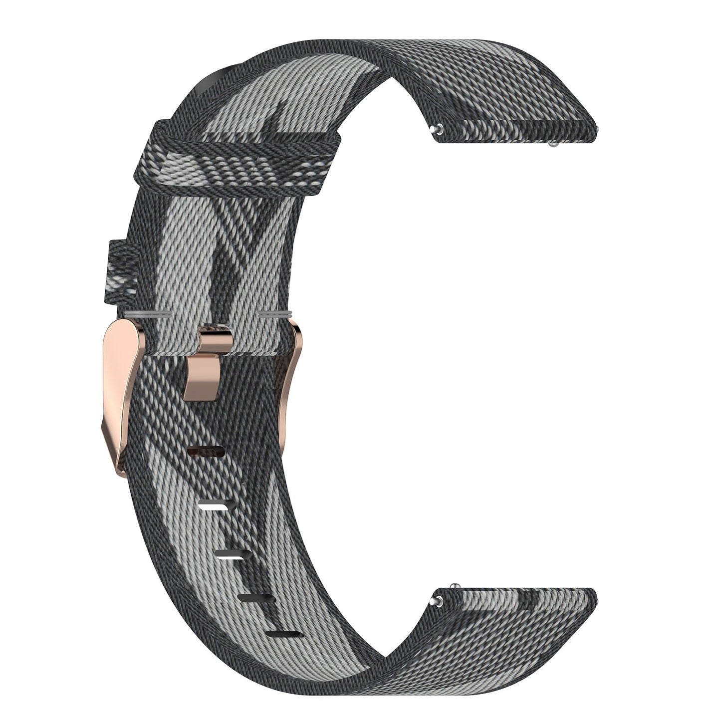 For Garmin Venu Sq / Venu 2 Plus / Huawei Watch GT 2 42mm / GT 3 Pro 43mm Universal Watch Strap 20mm Nylon Watch Band Replacement Watchband with Buckle