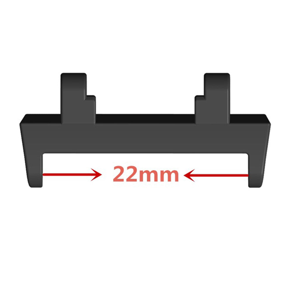 1 Pair Stainless Steel Connector for Huami Amazfit T-Rex 2, 22mm Watch Adapter Watchband Accessory